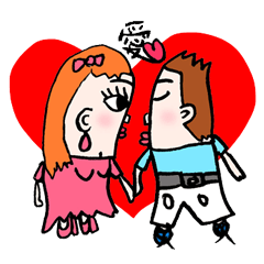 [LINEスタンプ] Words and drawing of Children