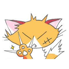 [LINEスタンプ] Foxy The Cat fetchpriority=high
