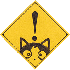 [LINEスタンプ] キャル猫とモグ Vol.4【標識編】の画像（メイン）