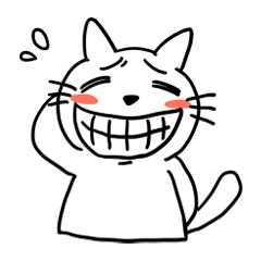 [LINEスタンプ] 私たちはミニマル猫だ！