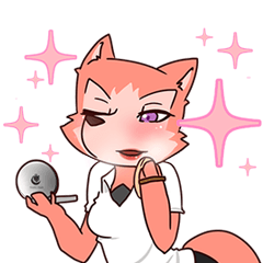 [LINEスタンプ] Fairy Fox Thailand's World