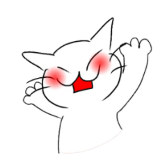 [LINEスタンプ] まめにゃん