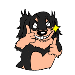 [LINEスタンプ] ダックス君が行く