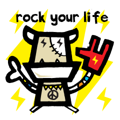 [LINEスタンプ] rock your boomju