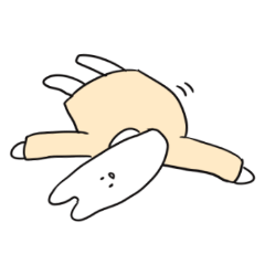 [LINEスタンプ] 大学生うさぎさんとキリン教授