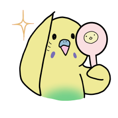 [LINEスタンプ] ナルシスインコ