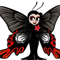 [LINEスタンプ] Formosa Butterfairies