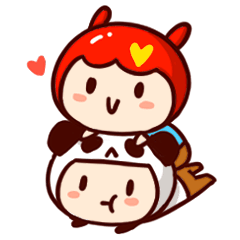 [LINEスタンプ] Miss Bunny ＆ WuLa Bear's life