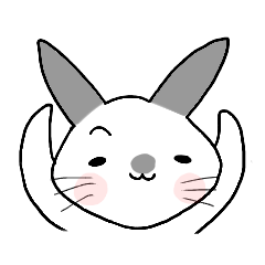 [LINEスタンプ] うさぎのゆるーい日常