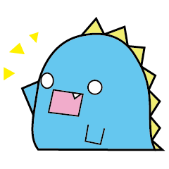 [LINEスタンプ] 仲良し恐竜コンビ