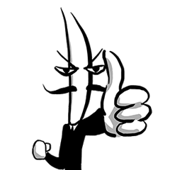 [LINEスタンプ] Mr.Dinner Knife