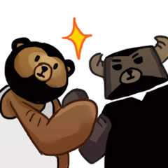 [LINEスタンプ] Boro and Coro