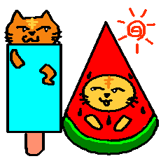 [LINEスタンプ] Hermit crab cat twins5