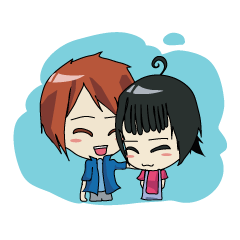 [LINEスタンプ] Kenta And Hinata