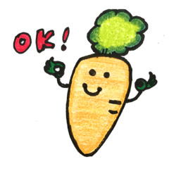 [LINEスタンプ] 楽しい野菜