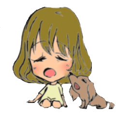 [LINEスタンプ] ゆつのスタンプ(おんなのこ)