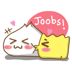 [LINEスタンプ] Couple of BaoJung ＆ Wonton Kung