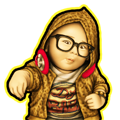 [LINEスタンプ] DJ BABY