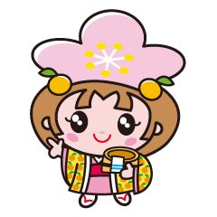 [LINEスタンプ] あん姫（千曲市キャラクター）