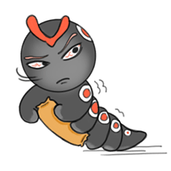 [LINEスタンプ] This is a worm right？
