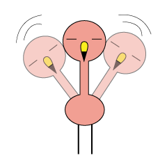 [LINEスタンプ] Flamingo life