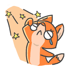 [LINEスタンプ] No name fox