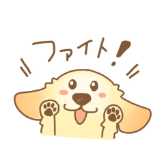 [LINEスタンプ] かずちゃんのゴールデンレトリバー