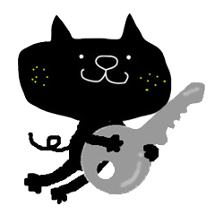 黒猫のクロスケ（部活用）