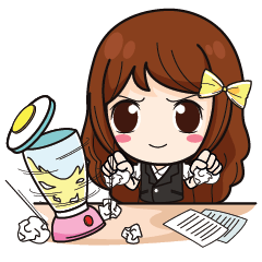 [LINEスタンプ] Hard Working Office Girl+