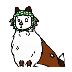 [LINEスタンプ] 気まぐれ牧羊犬チェルシー。