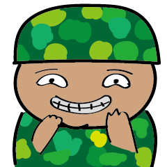 [LINEスタンプ] soldier martin