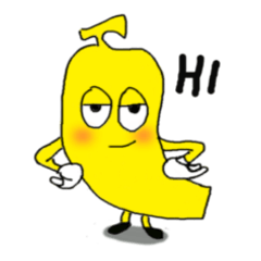 [LINEスタンプ] Cool Banana 01