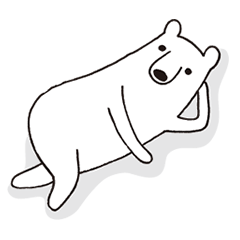 [LINEスタンプ] 白熊さんがゆく！2