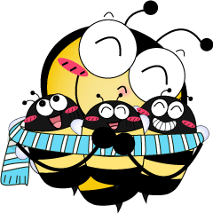 [LINEスタンプ] Bee Commando