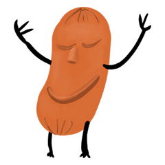 [LINEスタンプ] Happy Big Big Sausage man