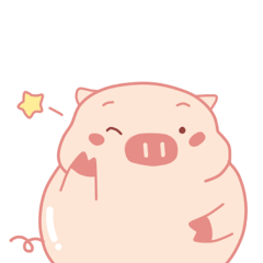 [LINEスタンプ] My Cute Lovely Pig, second story