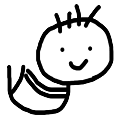 [LINEスタンプ] four strand of hair