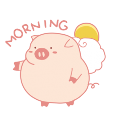 [LINEスタンプ] My Cute Lovely Pig, Animated