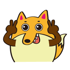 [LINEスタンプ] Fox Chubby