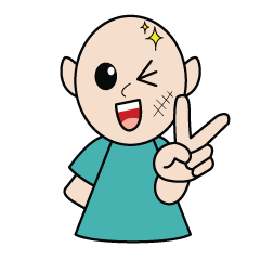 [LINEスタンプ] Mr.Glabrous