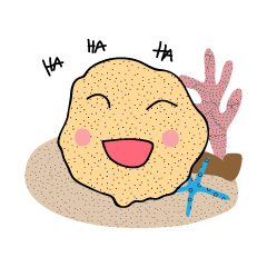 [LINEスタンプ] Candy Sponge