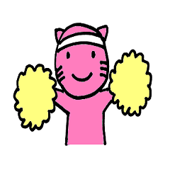 [LINEスタンプ] SuperPinkCat