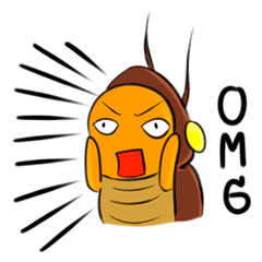 [LINEスタンプ] Mr.Cockroach's life