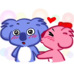 [LINEスタンプ] DorDor ＆ DaiDai: The Koala #2