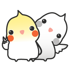 [LINEスタンプ] HENG HENG Lovely Cockatiel