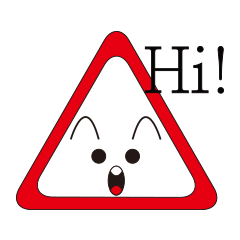 [LINEスタンプ] life Traffic sign man