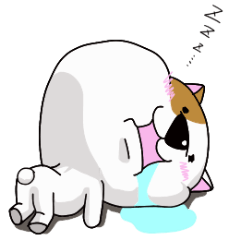 [LINEスタンプ] だる犬の日常