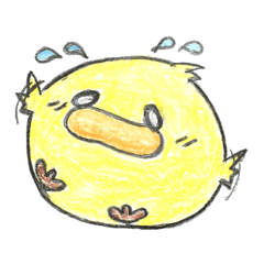 [LINEスタンプ] まんまるい ひよこ