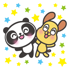 [LINEスタンプ] ぱん＆ぼーい