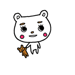 [LINEスタンプ] くまのコテツ